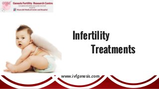 Infertility
Treatments
www.ivfgenesis.com
 