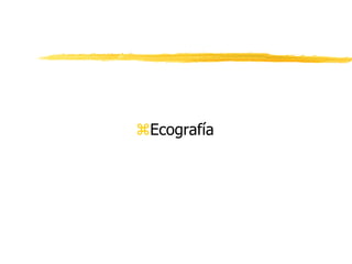 Ecografía
 