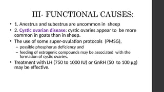Pmsg Sheep Infertilty issues in animals and their treatment and diagnosis.pptx