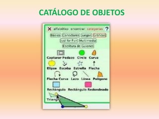 CATÁLOGO DE OBJETOS
 