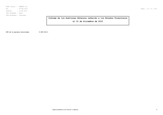 RazÃ³n Social : : SMARTEL S.A.
Rut : 99.564.750-8 Fecha : 27 / 10 / 2012
PerÃ-odo : 12 del 2010
Tipo de Moneda : Pesos
Tipo de Balance : Individual
Informe de los Auditores Externos referido a los Estados Financieros
al 31 de Diciembre de 2010
RUT de la persona autorizada: 9.699.234-3
Superintendencia de Valores y Seguros 4
 
