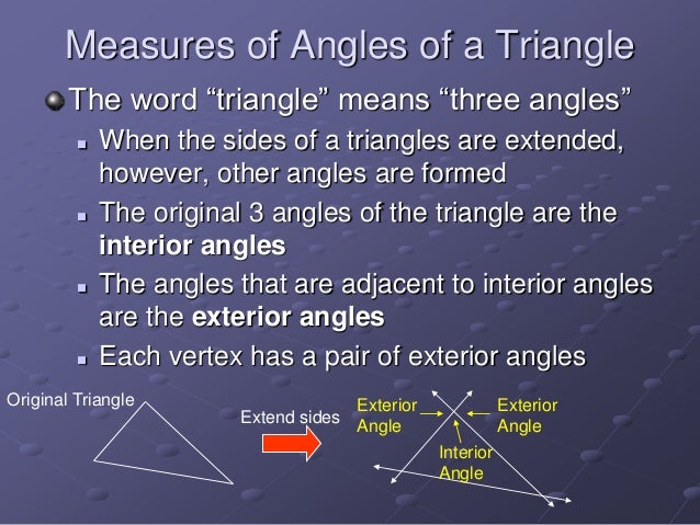 Triangle Sum Theorem