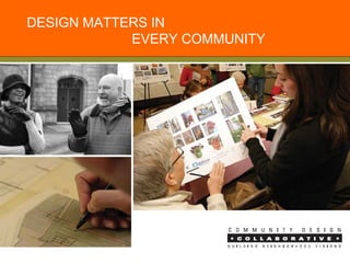 DESIGN MATTERS IN  EVERY COMMUNITY 