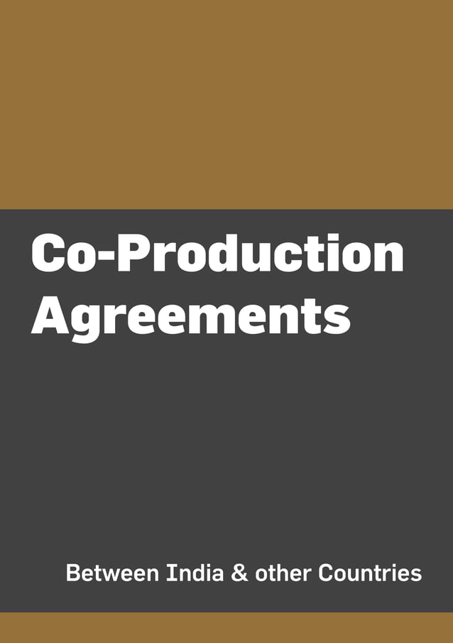 India´s Film Coproduction Agreements PDF