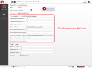 Conditions atmosphériques
 