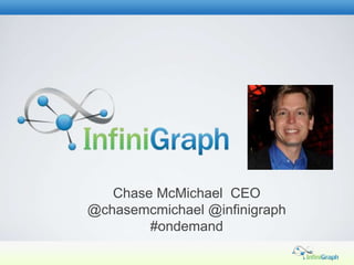 Chase McMichael CEO
@chasemcmichael @infinigraph
        #ondemand
 