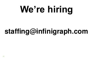 41
We’re hiring
staffing@infinigraph.com
 