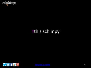 #thisischimpy




 Request a Demo   11
 