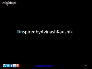 #inspiredbyAvinashKaushik




        Request a Demo      30
 