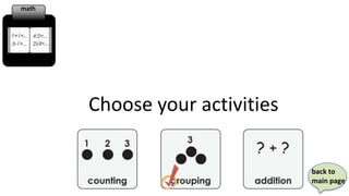 math




       Choose your activities

                                back to
                                main page
 