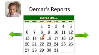 Demar’s Reports
 