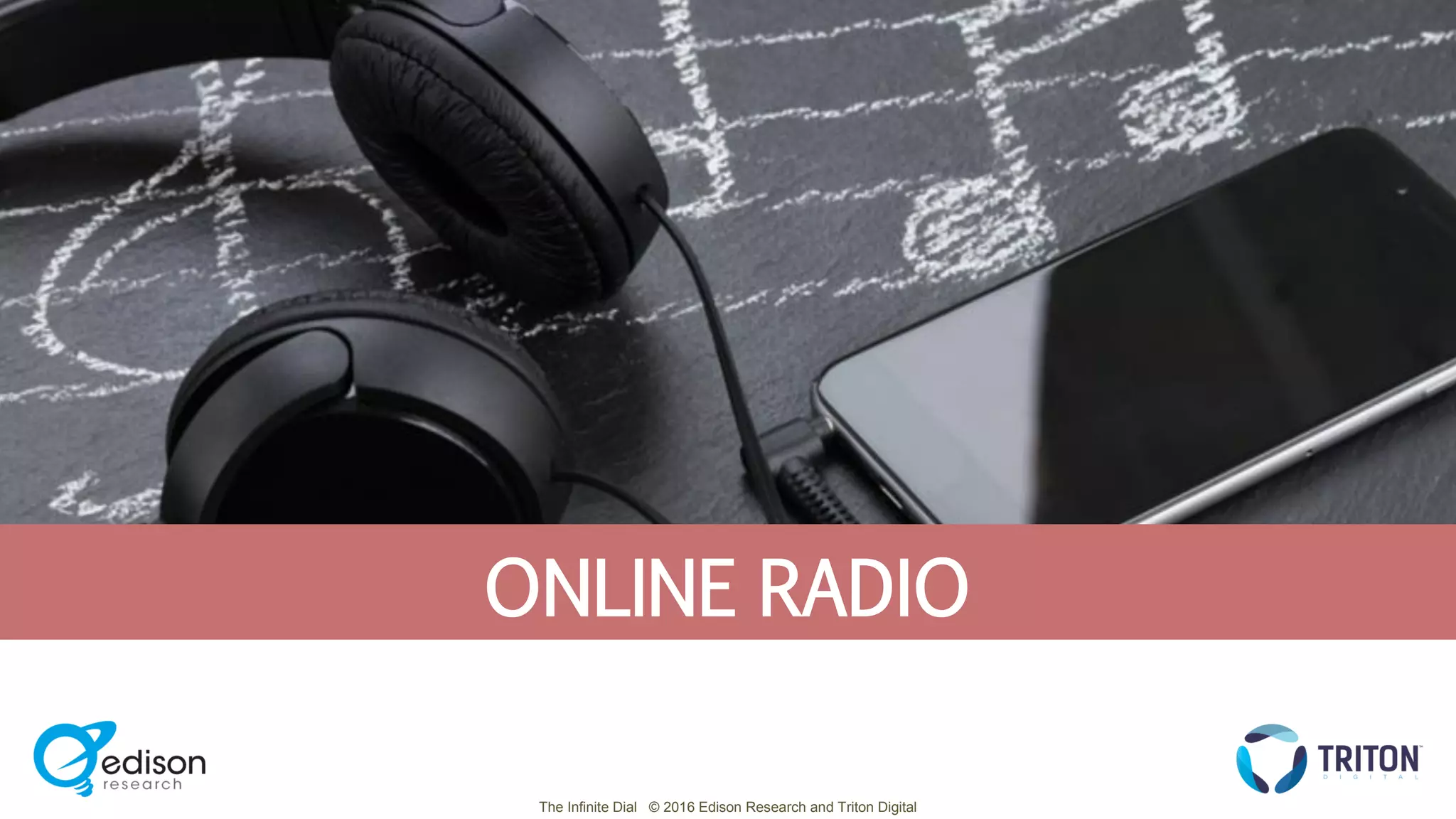 The Infinite Dial © 2016 Edison Research and Triton Digital
ONLINE RADIO
 