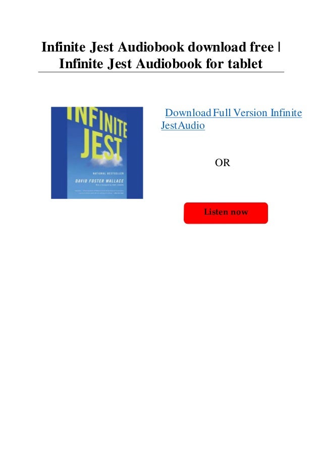 infinite jest audiobook download free