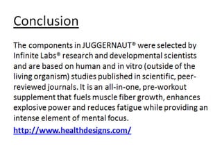 Infinite labs juggernaut