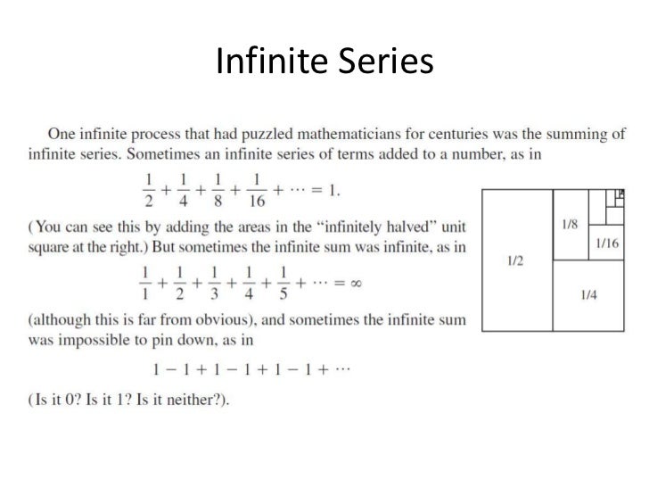 Infinite series