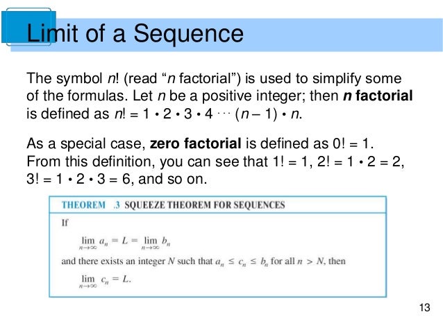 Infinite Series Sequence Lecture 2 Infinite Series Sequence Lecture 2