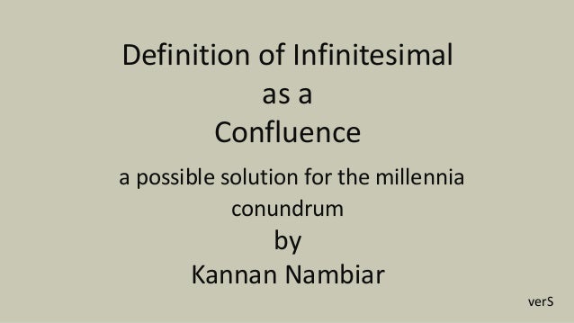 infinitesimals def
