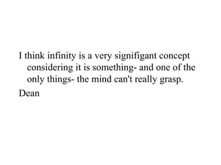 Infinity | PPT