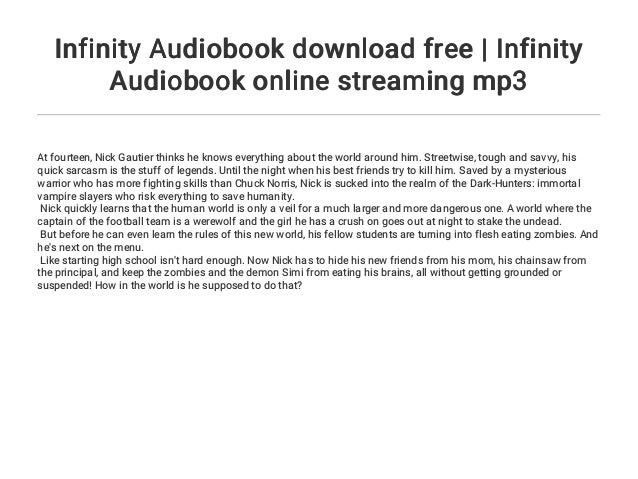 Infinity Audiobook download free | Infinity Audiobook online streamin…