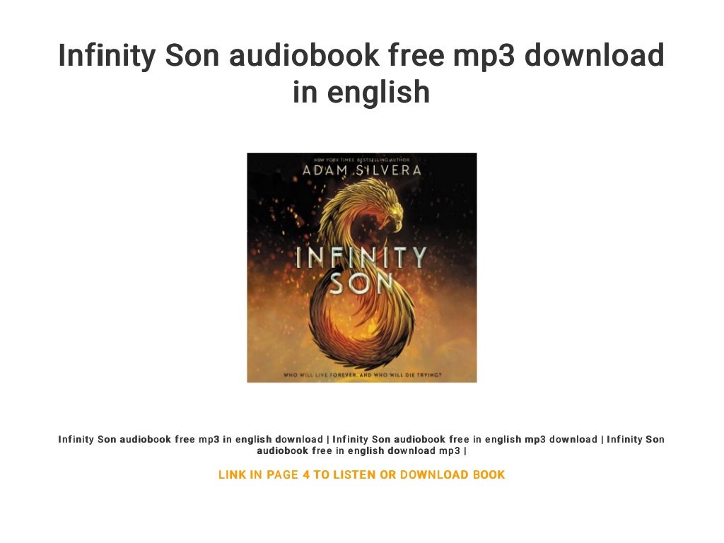 Infinity Son audiobook free mp3 download in english