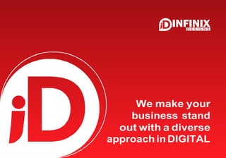 We make your
business stand
out with a diverse
approach in DIGITAL
 