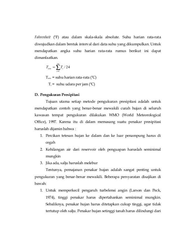Materi Infiltrasi Air Hujan Mata Kuliah Hidrologi