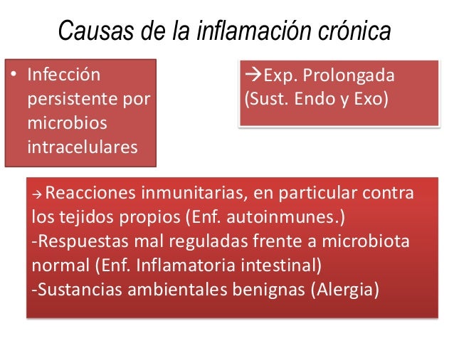 Inflamación crónica