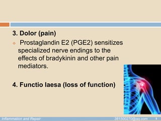 Inflamation-Pathology lecture notes | PPTX