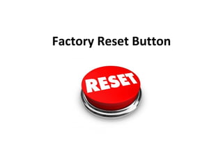 Factory Reset Button
 