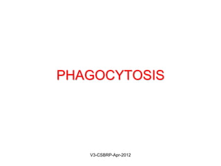 When they reach the site…
• PMNs able to adhere to the intercellular
matrix by binding of integrins to CD44
• By this mechanism they are retained at
the site where they are needed most
May-2015-CSBRP
 