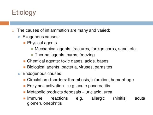 Inflammation and Repair