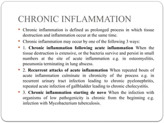 Comprehensive Overview of Inflammation and Tissue Repair Mechanisms | PPTX
