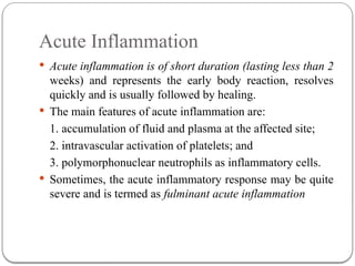 Comprehensive Overview of Inflammation and Tissue Repair Mechanisms | PPTX