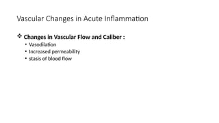Comprehensive Overview of Inflammation and Tissue Repair Mechanisms | PPTX