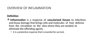 Comprehensive Overview of Inflammation and Tissue Repair Mechanisms | PPTX