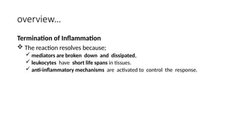 Comprehensive Overview of Inflammation and Tissue Repair Mechanisms | PPTX