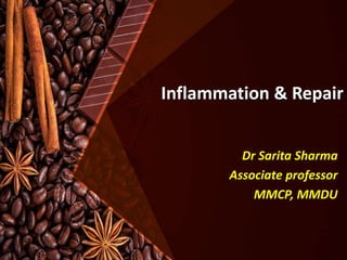 Inflammation & Repair
Dr Sarita Sharma
Associate professor
MMCP, MMDU
 