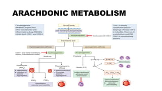 ARACHDONIC METABOLISM
 