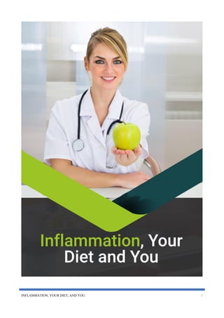 INFLAMMATION, YOUR DIET, AND YOU. 1
 