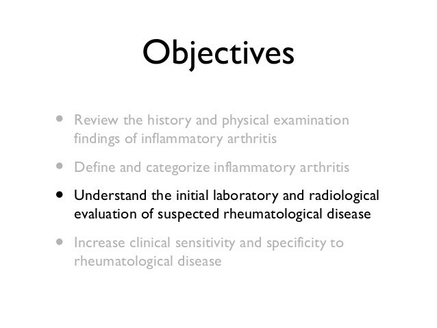 Inflammatory Arthritis