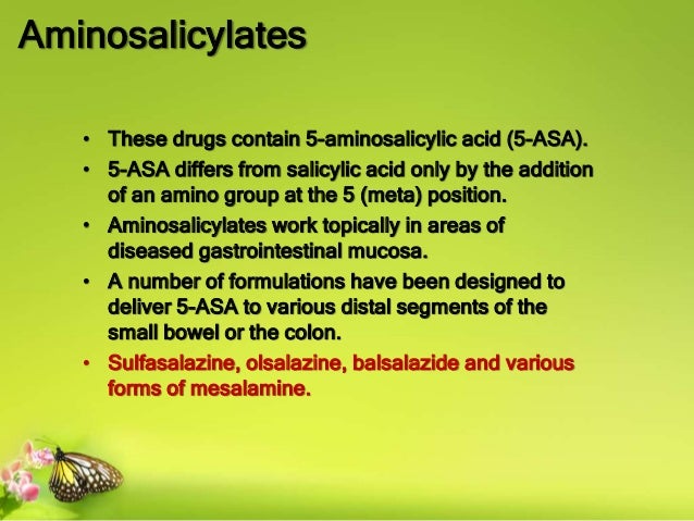 Inflammatory Bowel Disease Aminosalicylates