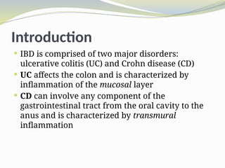 Ibd Introduction inflammatoryboweldiseaseibdinchildren-210524094950.pptx