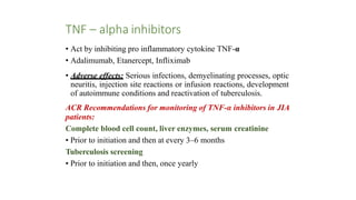 Inflammatory markers and disease activity in juvenile idiopathic | PPTX
