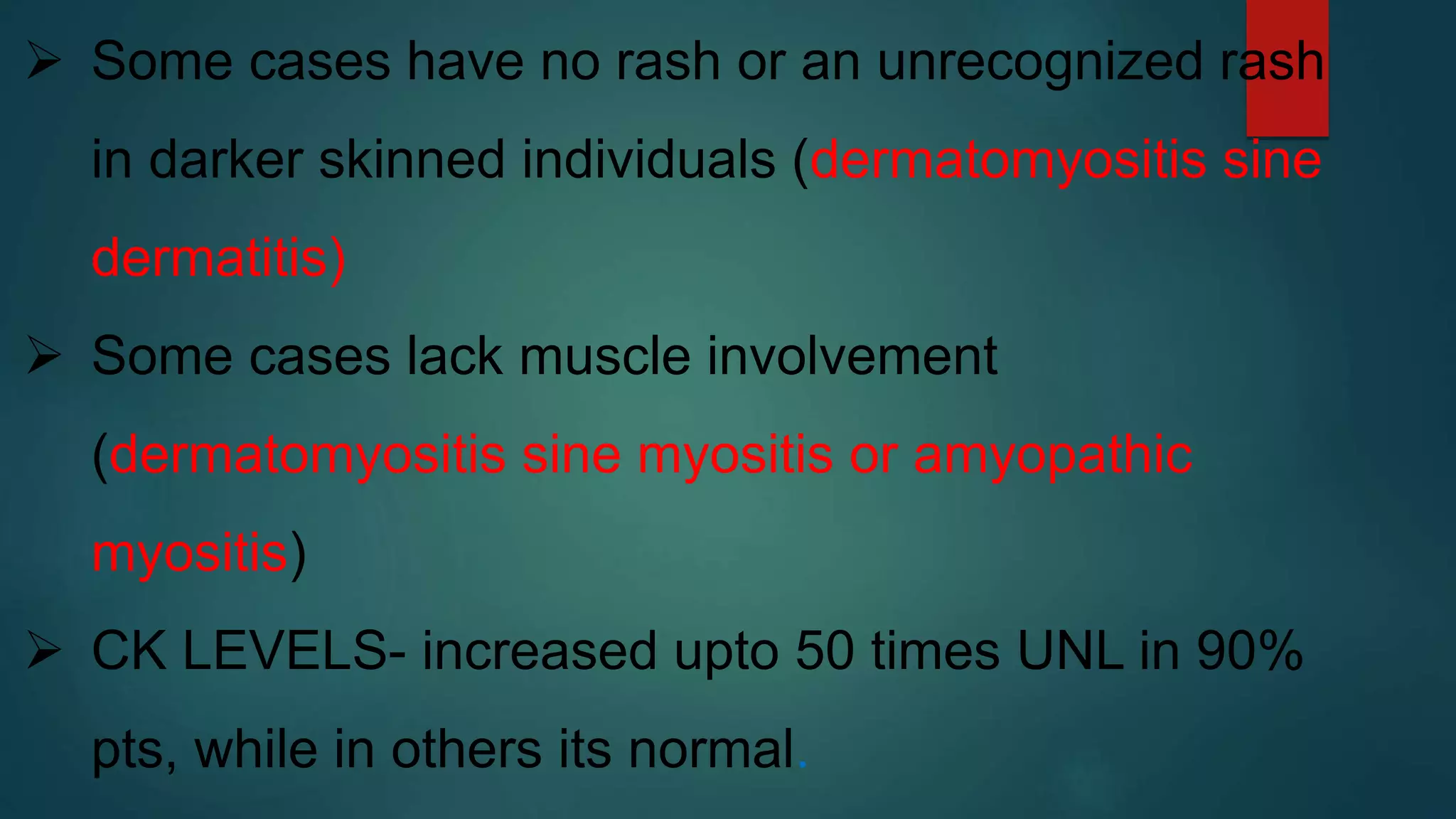 Complement Deposit Rash Inflammatory myopathies -DERMATOMYOSITIS | PPTX