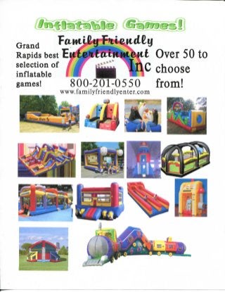 Inflatable games for rent grand rapids Michigan Church Events