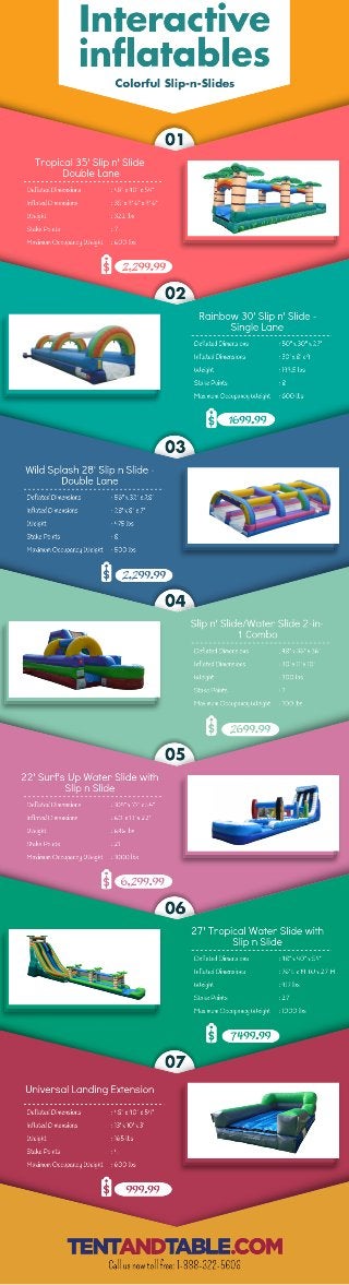 Inflatable Slip n' Slide - A Perfect Fun Addition to Any Function