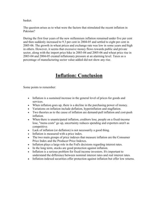 Inflation | PDF