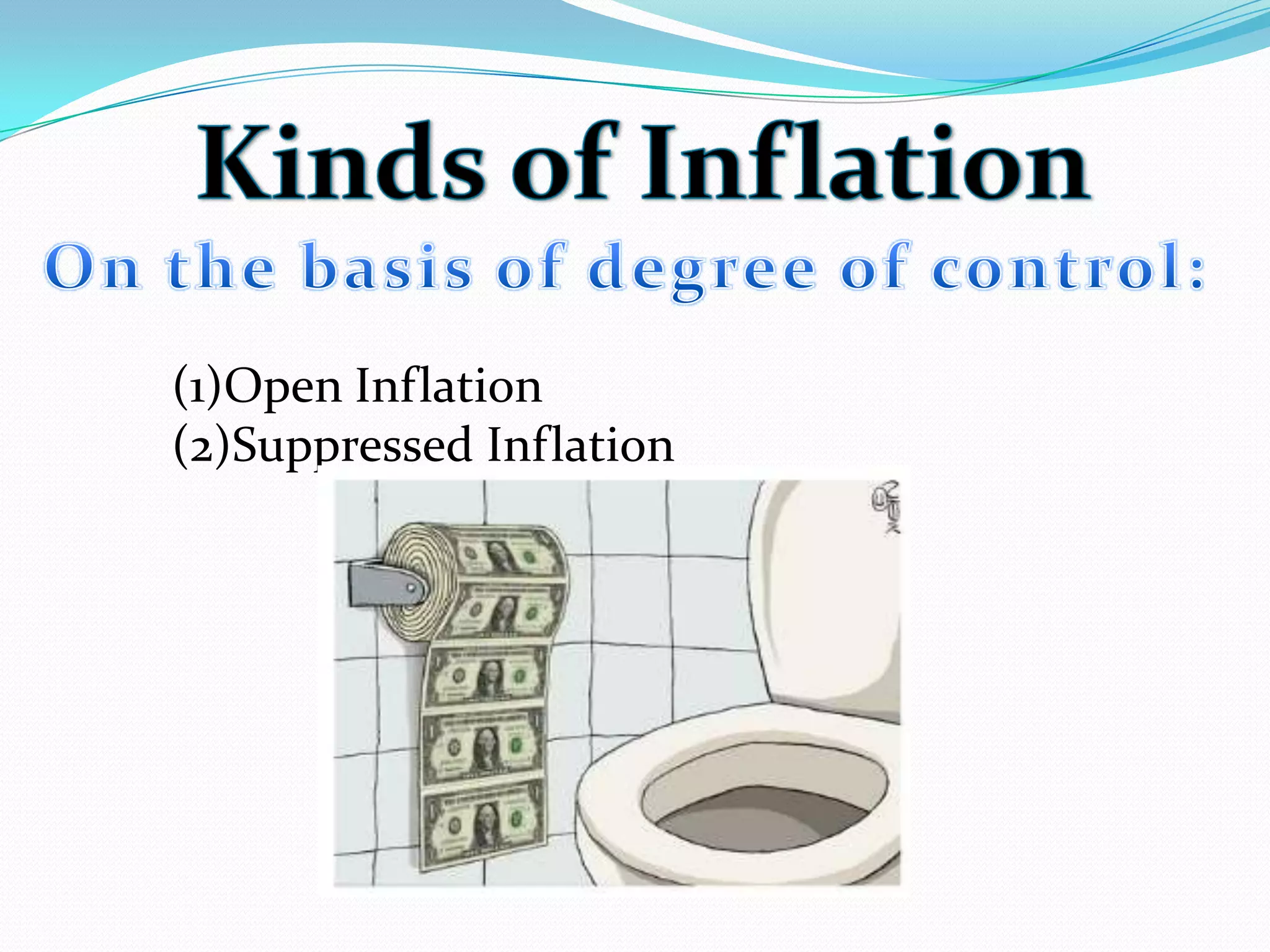 (1)Open Inflation
(2)Suppressed Inflation
 