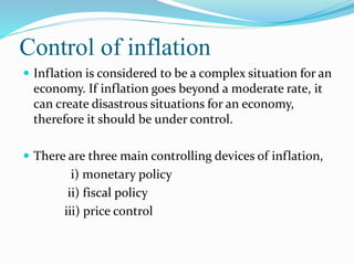 Controlling Inflation inflation | PPTX