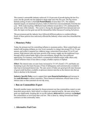 Inflation Assignment